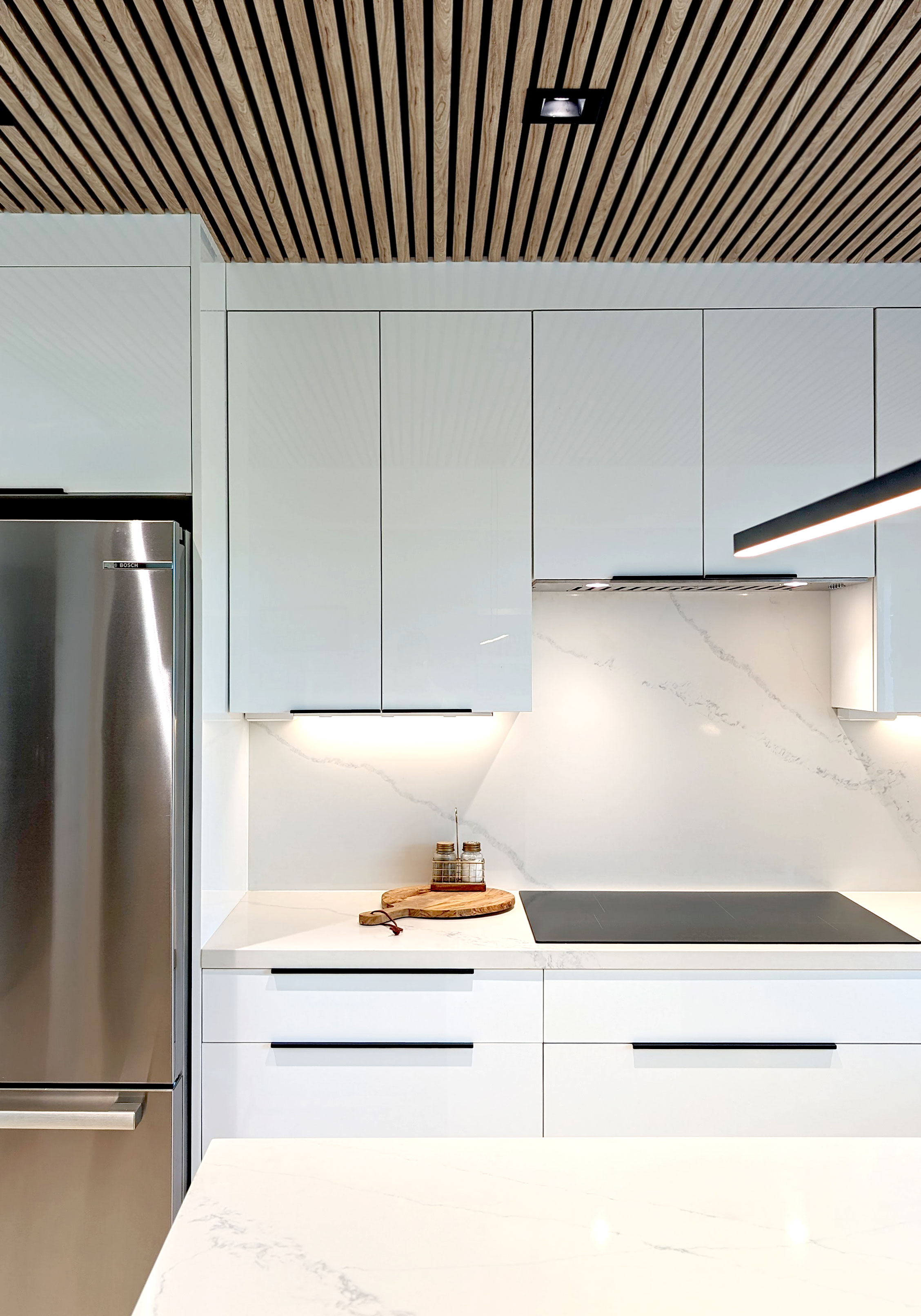 Huntington Beach Contemporary Kitchen custom cabinetry