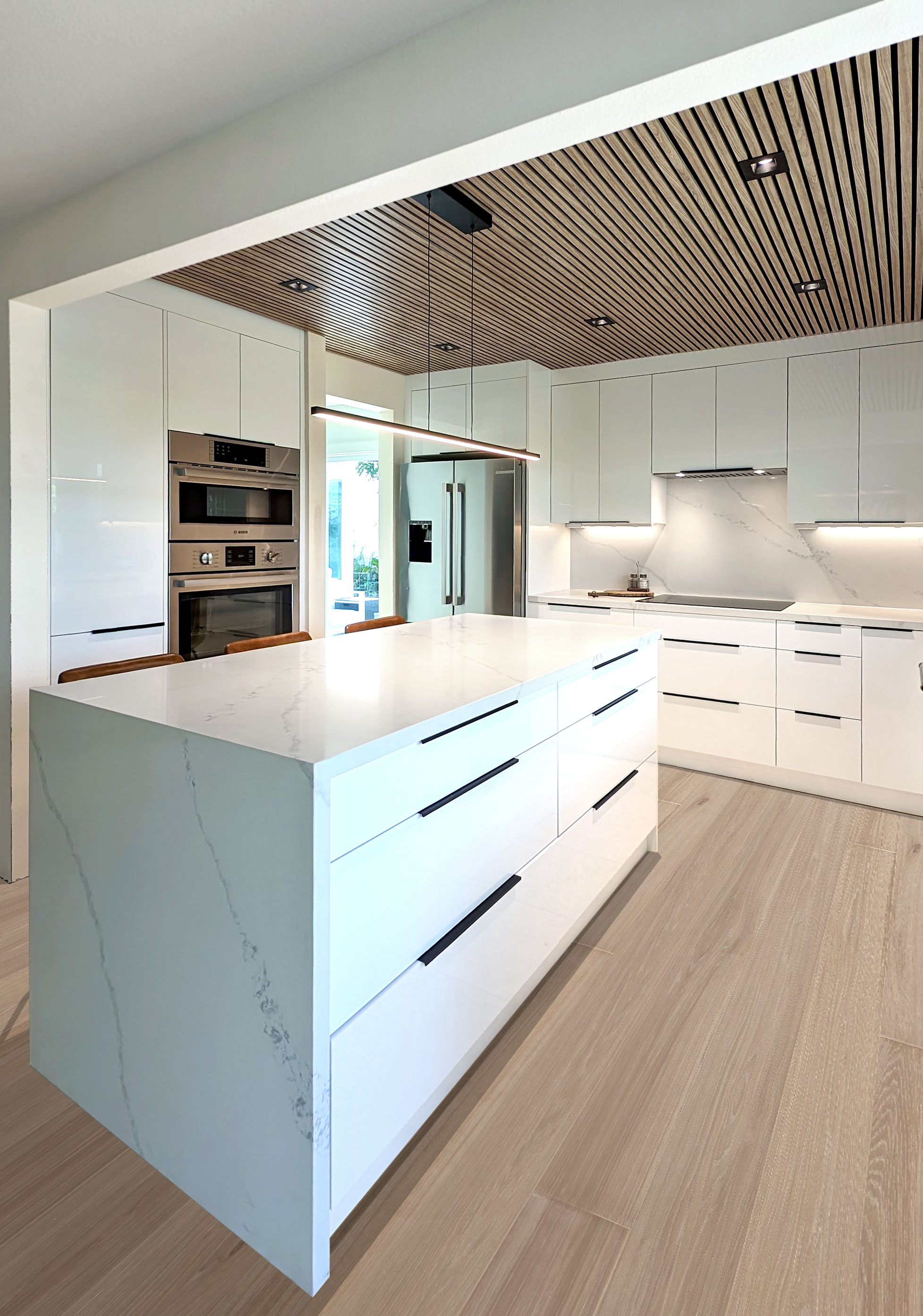 Huntington Beach Contemporary Kitchen custom cabinetry detail 4