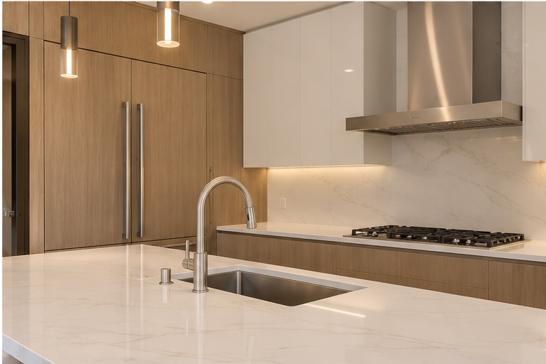 Newport Beach Contemporary Kitchen custom cabinetry detail 4